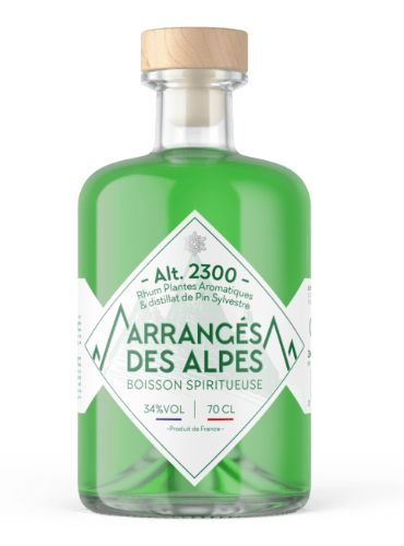 Alt 2300- Plantes aromatiques& Pin sylvestre 34 Degrés- 70cl